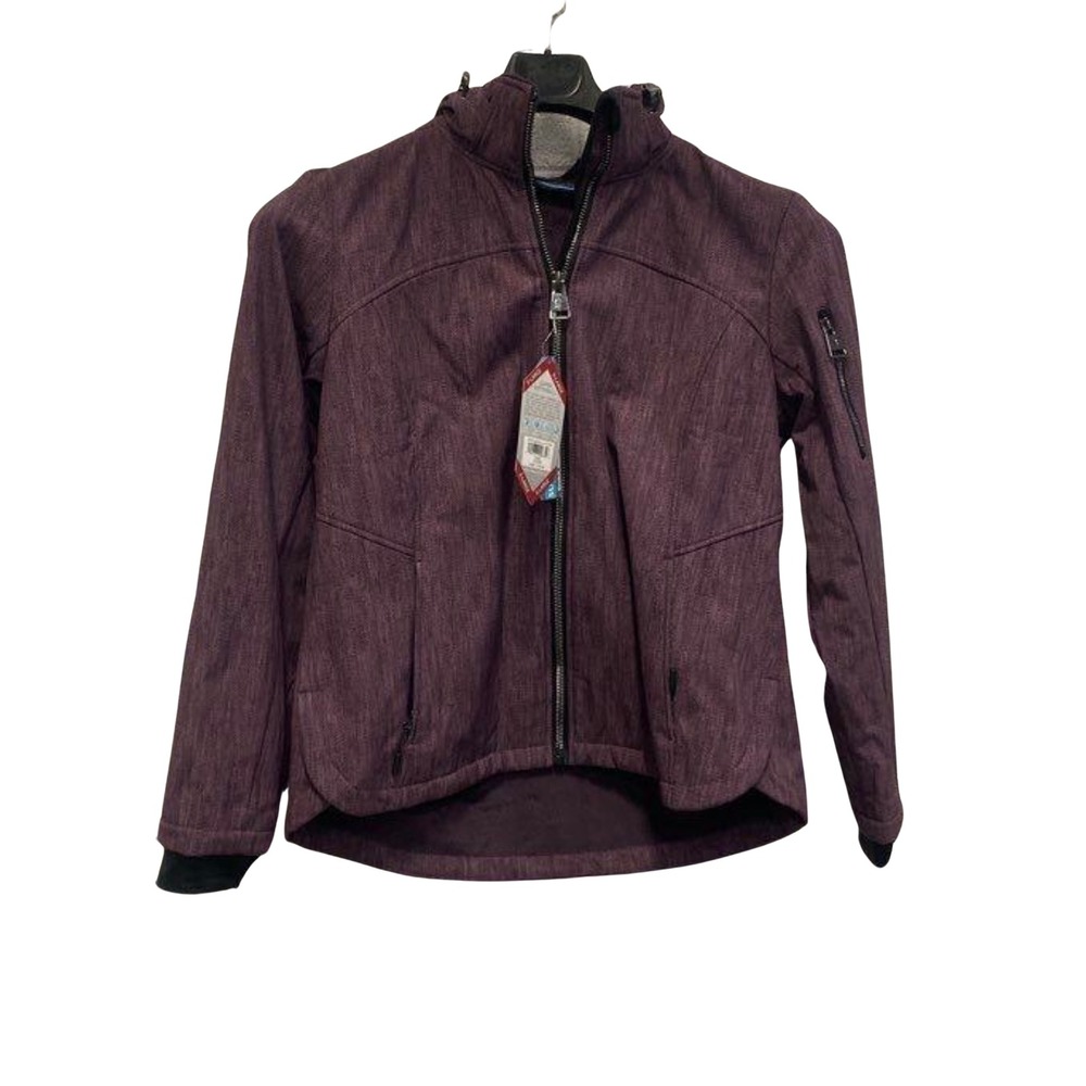 NWT‎ Free Country Wom. Super Softshell Jacket Port Clr Sz XL Water Wind Resist